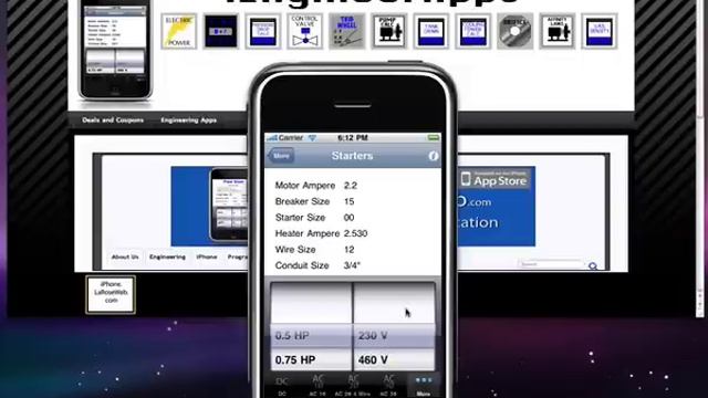 Electric Power Engineering App For The iPhone