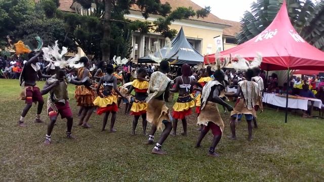 Acholi makerere students performing Bwola dance in 2018 cultural Gala