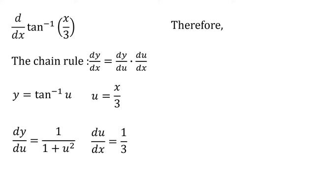 104 Derivative of arctan x over 3