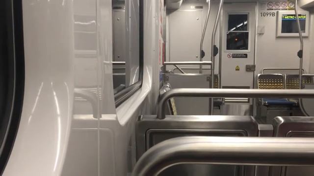 Metro LA: P3010 Blue (A) Line Train Ride from Pico to 7th Street/Metro Center