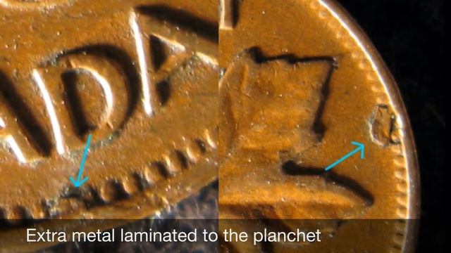 Errors on the 1941 Canadian 1 cent George VI - Error Coins Canada