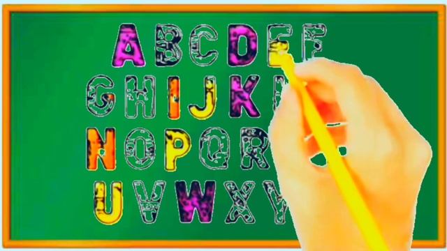 ABCD Writing & Colour For Kids Shapes.ABCD phonics Song