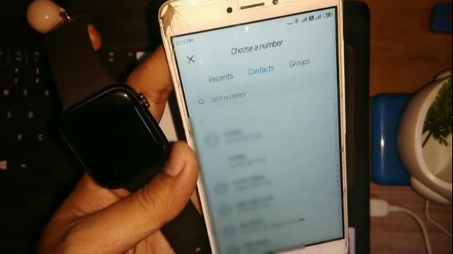 How to use SOS feature in Smartwatch | Add Contacts in smartwatch HW12, HW16, HW18, HW22, HW22 plus