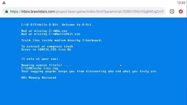 8-bit em Project Laser (novo minigame secreto)