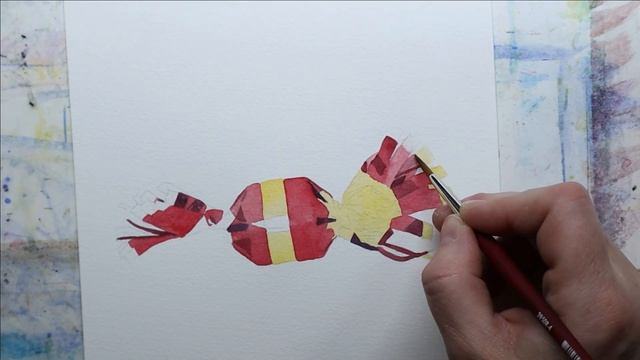 Trying out the ZEN ART SUPPLIES cotton watercolor paper // Watercolor Christmas card