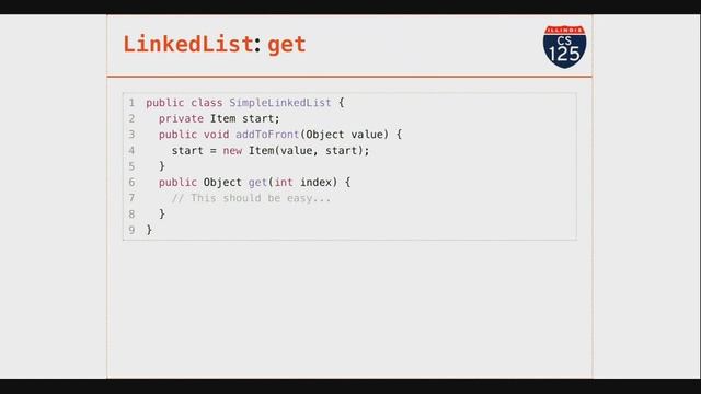 CS 125 Fall 2019: Mon 10.28.2019. Linked Lists