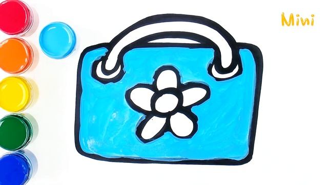 Toy Bag Coloring | Toy Bag Color | Color for Baby | Learn Color | Baby Color | Mini Art Kids