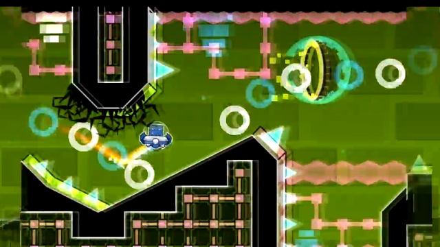 "Geometry Dash" Soaring Into Space (ASonicMen & Flow) (Harder)