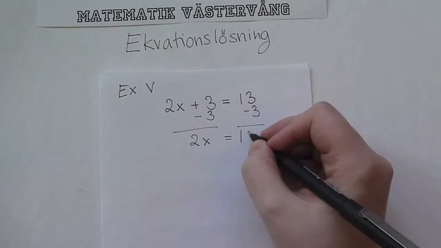 Ekvationslösning