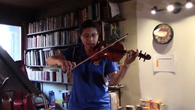 Bb 3 octave scale - violin