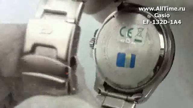 Мужские японские наручные часы Casio EF-132D-1A4
