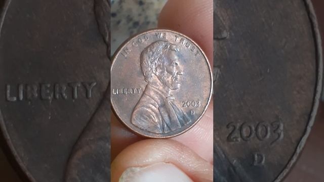 #youtube #coin #viral #youtube🇺🇸YEAR 2003 D🇺🇸ONE CENT COIN USA🇺🇸 #youtubeus