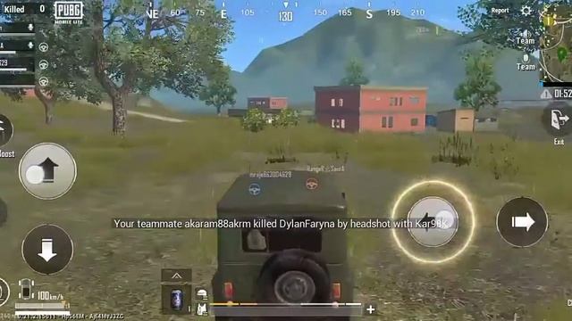 Funny gameplay of pubgmobilelite chicken dinner with AWM om santi om 👍👍👍