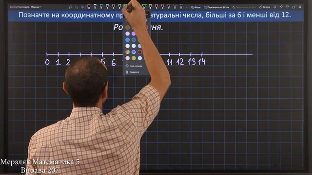 Мерзляк Вправа 207. Математика 5 клас