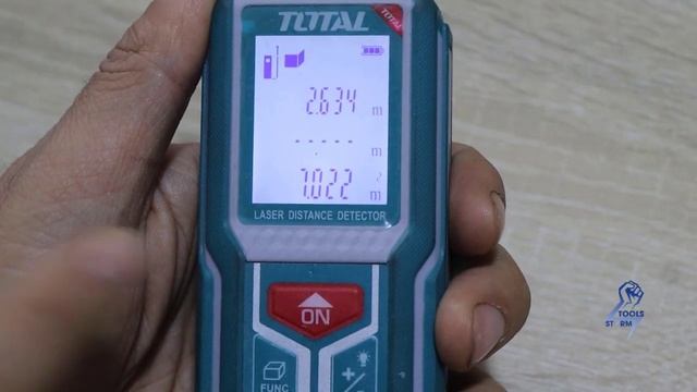 How to use TOTAL Laser Distance Detector 60 M (TMT56016) طريقة استخدام متر ليزر 60 متر توتال