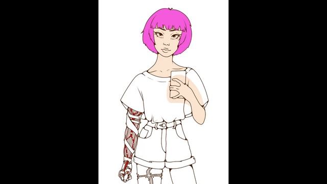 Krissy ~ Cyborg OC ~ Speed Draw