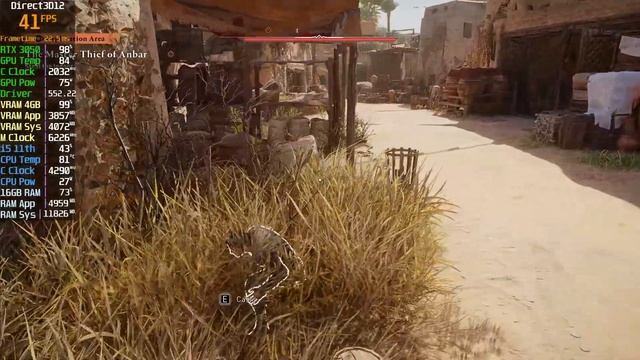Assassin's Creed Mirage Benchmark RTX 3050 Laptop | Multiple Settings | i5-11320H | 2x8GB RAM