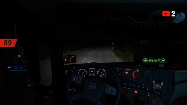 Live en solo, Mercedes-Benz tandem /🚚 Live Euro truck simulator2 🚚