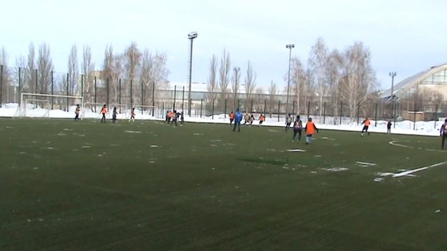 ИМПУЛЬС 2008 - Лада06(девушки) 1-ый тайм первенство Тольятти 31.01.21г. Итоговый счет 7-0.
