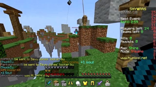 ПОТНЫЕ КАТКИ || Minecraft Sky Wars #4