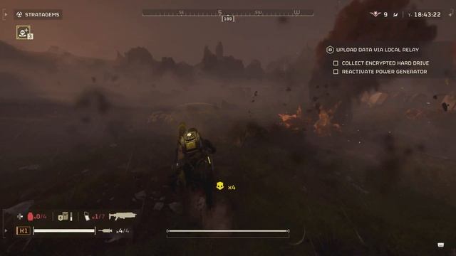 Helldivers 2 Quasar Cannon Solo Helldive Difficulty (All Main/Side Objectives + Extraction)