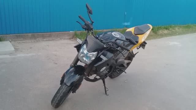 Стрекозу собрал. Восстанавливаю мот купленный после дтп.