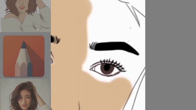 CREATING MY FIRST VECTOR ART/ AUTODESK SKETCHBOOK/ CARTOON EFFECT-(SPEED ART)