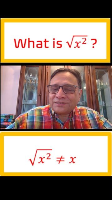 What is Square Root of X Square Avoid Common Mistakes #Shorts