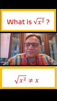 What is Square Root of X Square Avoid Common Mistakes #Shorts