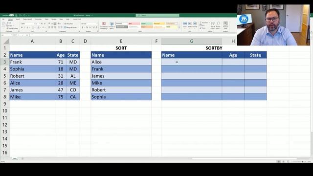 How to use Sort & Sortby Functions in Excel