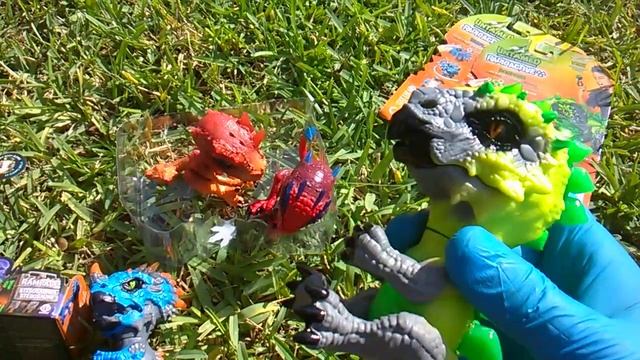 UNTAMED! Radioactive Dinosaur Insanity! Rampage, Whiplash,  Gamma, and X-Ray!