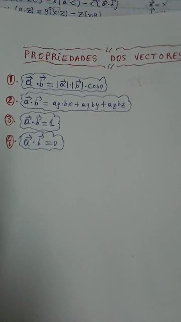4 PROPRIEDADES IMPORTANTE S DOS VECTORES