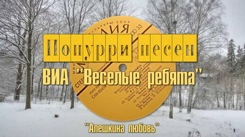 ВИА ''Веселые ребята'' - Попурри песен