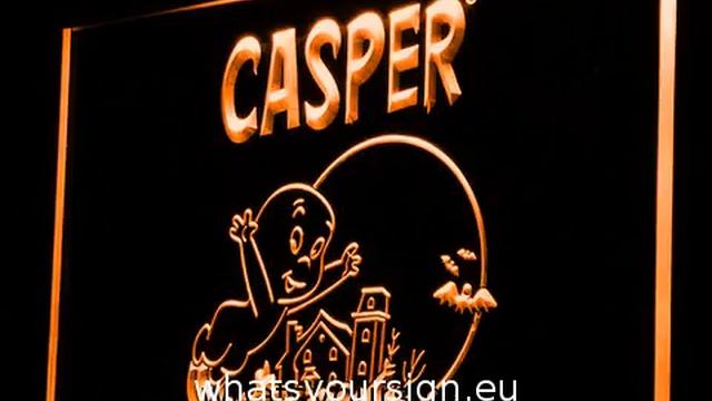 Casper The Friendly Ghost LED Neon Sign