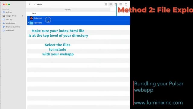 Pulsar for Salesforce - Bundling Pulsar Webapps