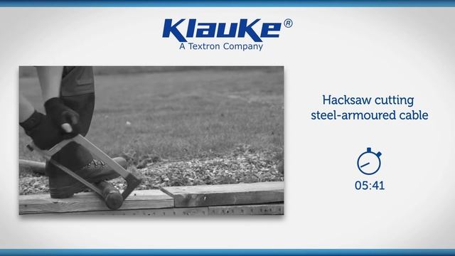 Comparison of manual vs battery-powered tools for cable cutting from Klauke