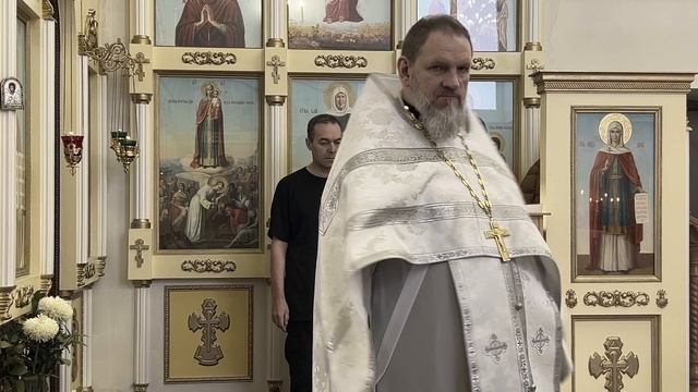 Карабаш. Церковь. Фрагмент службы 26.01.25.