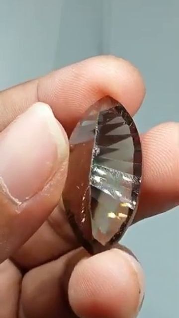 Smoky quartz Marquise cut jumbo GLI