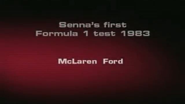Senna's First Formula 1 Test 1983 (with English subtitles)