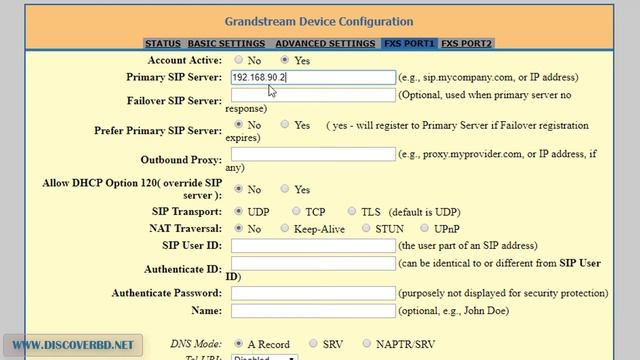 Grandstream ATA Device