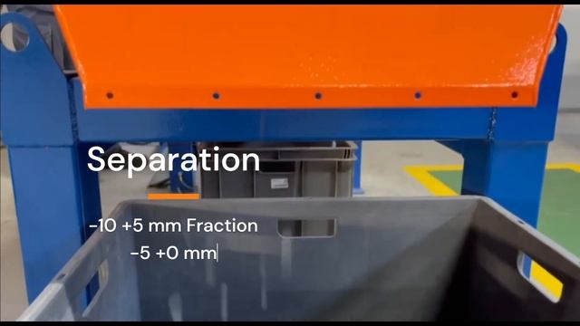 Recovering metallic aluminum from slag on equipment ERGA