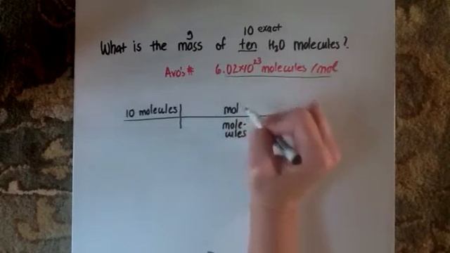 L05 Mass of ten molecules