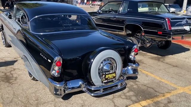 1956 bel air hard top lowrider at Pico Rivera LA