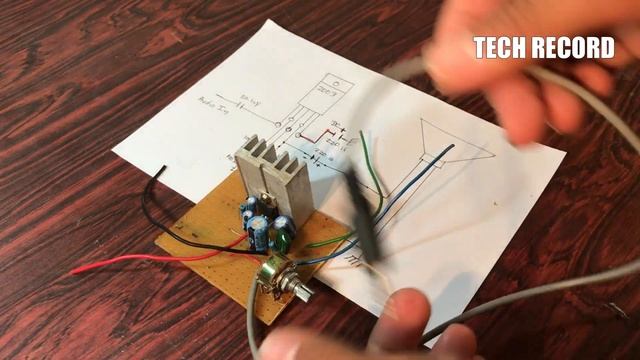 How to make easy Amplifier Circuit 50 watt using IC 2003