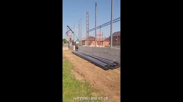 Строительство ангара