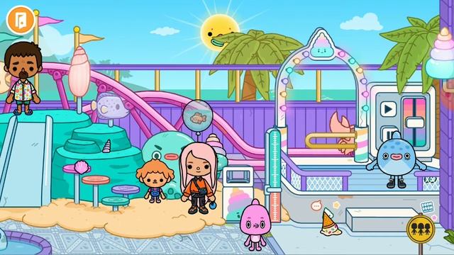 локация атраккционы в игре Toca Life World