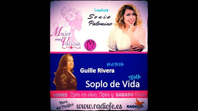 #PREDICACIÓN: SOPLO DE VIDA con Invitada Guille Rivera.