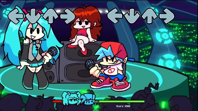 FNF mas a HATSUNE MIKU é IRMÃ do BOYFRIEND (Friday Night Funkin • E6)