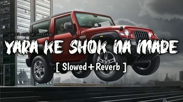 YARA KE SHOK NA MADE (Slowed+Reverb) New Trending Song 2024 🎧