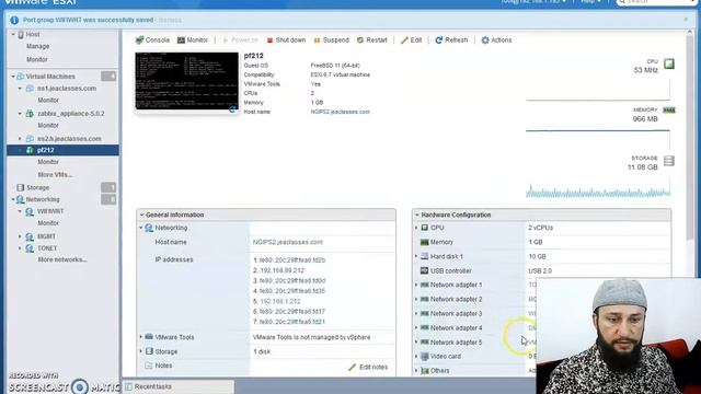 pfsense & opnsense smooth installation on vmware ESXi